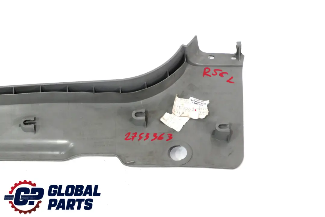 Lateral Trim Panel Bottom Front Kick Left N/S Grey to BMW Mini Cooper R56 with Part number 2753363 BMW Mini Cooper R56 Lateral Trim Panel Bottom Front Kick Left N/S Grey - SKU 2753363 - Part number 2753363