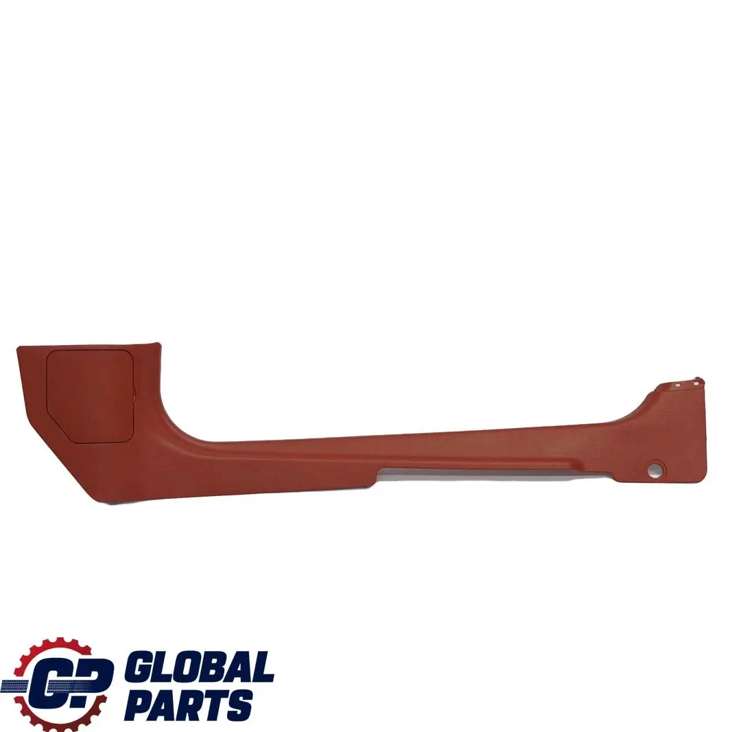 BMW MINI Cooper R56 Front Right O/S Lateral Entry Trim Panel Bottom Redwood Red