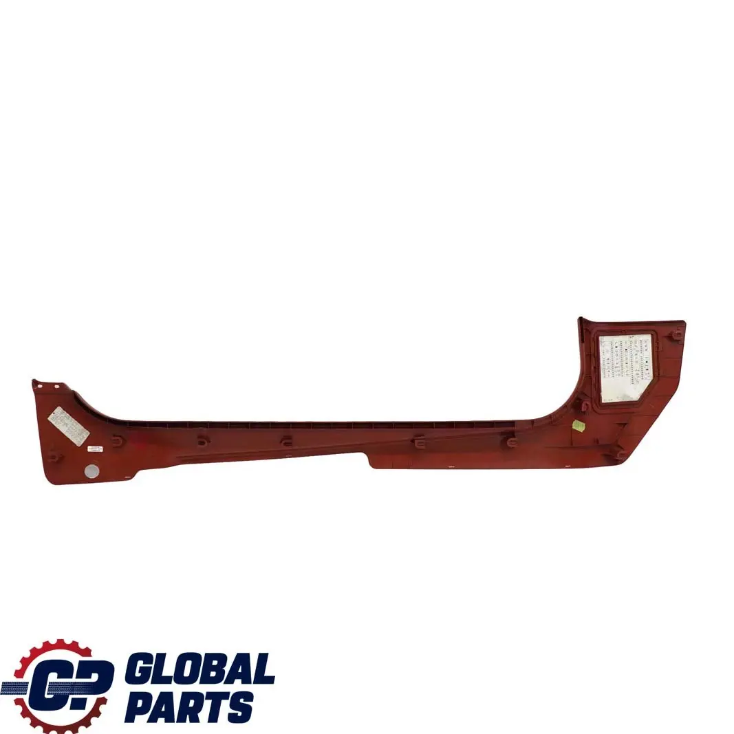Entrada Lateral Delantera Derecha Embellecedor Inferior Madera Roja para Mini R56 con número de pieza 2753368 Mini R56 Entrada Lateral Delantera Derecha Embellecedor Inferior Madera Roja - SKU 2753368 - Número de pieza 2753368