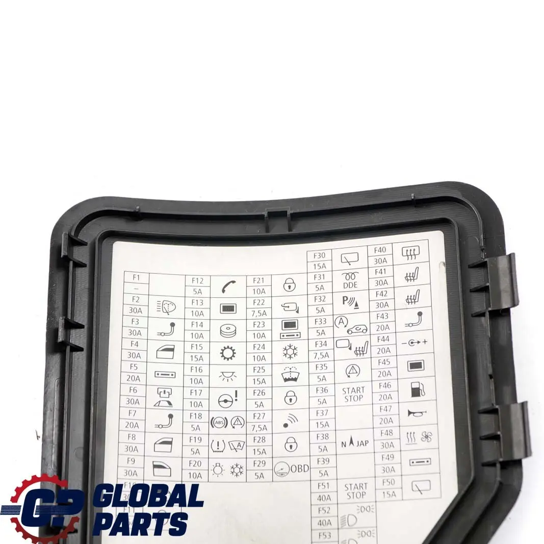Mini Cooper One R55 R56 Fuse Box Label Trim Entrance Cover Panel Black 3455941 - SKU 2753378 - Part number 2753378