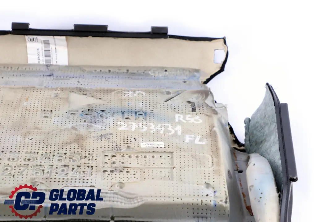 Basis Sitz Bezug Stoff Schwarz Vorne Links für Mini Cooper R55 R56 R57 mit Teilenummer 2753431 Mini Cooper R55 R56 R57 Basis Sitz Bezug Stoff Schwarz Vorne Links - SKU 2753431-1 - Teilenummer 2753431