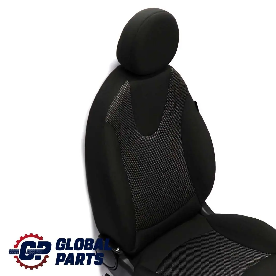 Cloth Fabric Interior Front Left N/S Seat Carbon Black to Mini Cooper R55 R56 with Part number 2753449 Mini Cooper R55 R56 Cloth Fabric Interior Front Left N/S Seat Carbon Black - SKU 2753431 - Part number 2753449