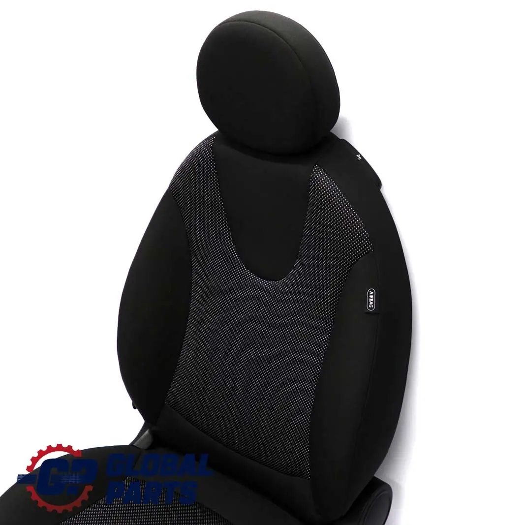 Mini Cooper R55 R56 R57 Tissu Siege a L'Avant Gauche Noir de Carbone Noir - SKU 2753431 - Numéro de pièce 2753449