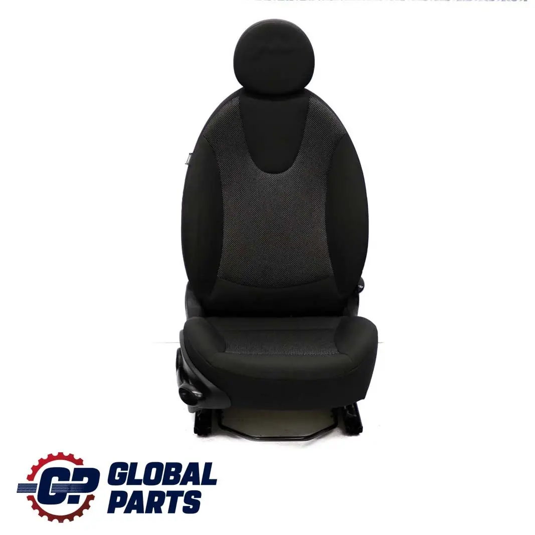 Mini Cooper One R56 Cloth Fabric Interior Seat Carbon Black Front Right O/S