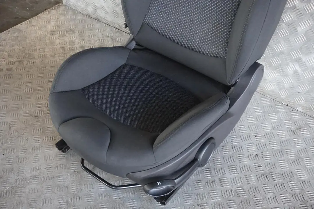 Heated Sport Cloth Fabric Carbon Black Front Left Seat N/S to MINI Cooper One R56 with Part number 2753485 MINI Cooper One R56 Heated Sport Cloth Fabric Carbon Black Front Left Seat N/S - SKU 2753485 - Part number 2753485