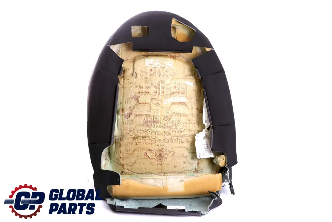 Delantero Derecho O/S Sport Asiento Respaldo Tela Negro para BMW Mini R55 R56 R57 con número de pieza 2753486 BMW Mini R55 R56 R57 Delantero Derecho O/S Sport Asiento Respaldo Tela Negro - SKU 2753486 - Número de pieza 2753486