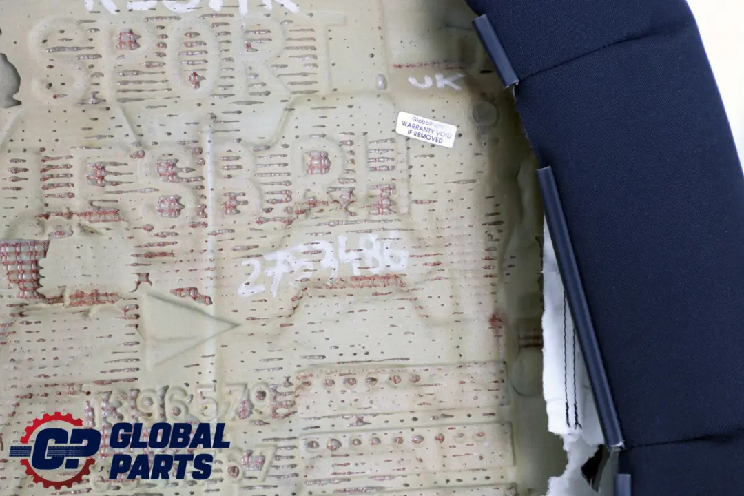 BMW Mini R55 R56 R57 Front Right O/S Sport Seat Backrest Cloth Fabric Black - SKU 2753486 - Part number 2753486