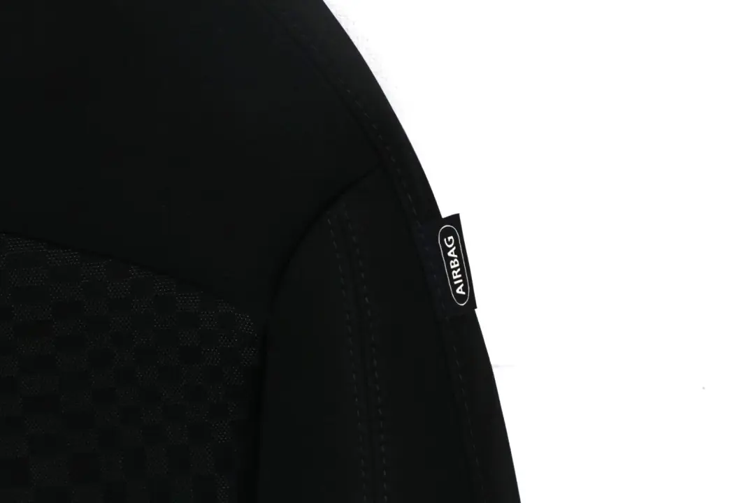 MINI Cooper R55 R56 R57 Sport Cloth Chequered Front Left N/S Seat Backrest - SKU 2753487-2 - Part number 2753487