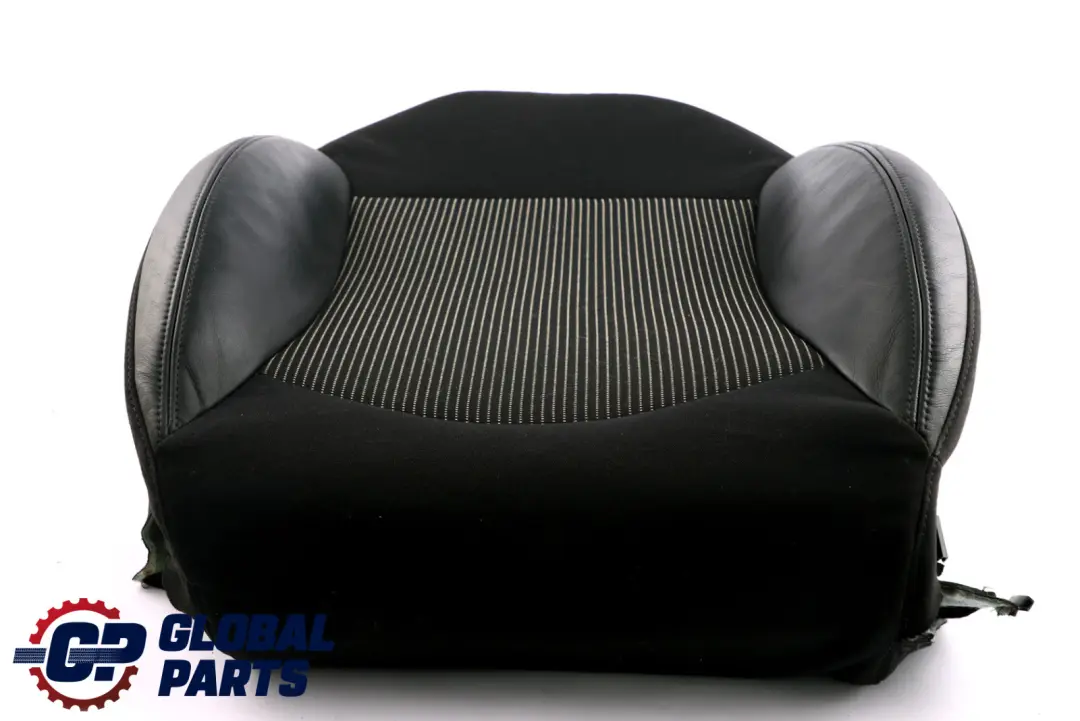Mini R55 R56 Front Left N/S Sport Seat Backrest Half Leather Fabric Black - SKU 2753491-2 - Part number 2753491