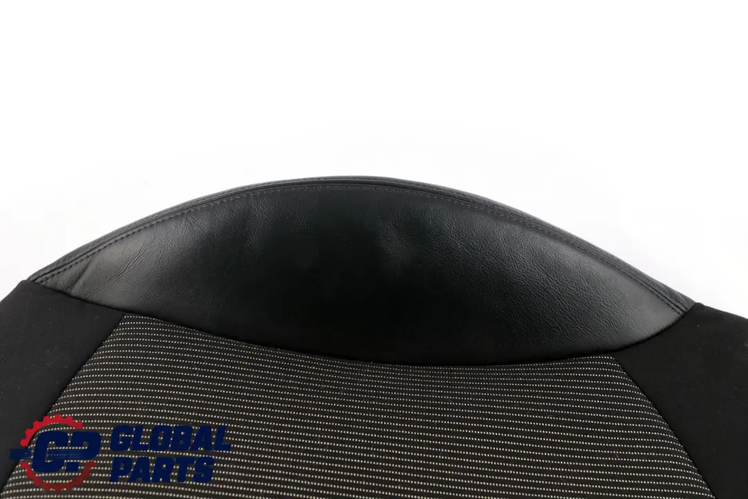 Mini R55 R56 Front Left N/S Sport Seat Backrest Half Leather Fabric Black - SKU 2753491-2 - Part number 2753491