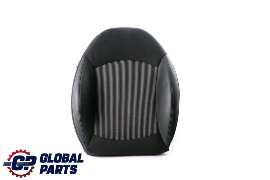 Front Right O/S Sport Seat Backrest Half Leather Fabric Black to BMW Mini R55 R56 with Part number 2753492 BMW Mini R55 R56 Front Right O/S Sport Seat Backrest Half Leather Fabric Black - SKU 2753492 - Part number 2753492