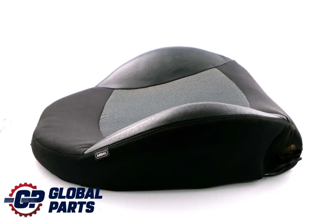 BMW Mini R55 R56 Front Right O/S Sport Seat Backrest Half Leather Fabric Black - SKU 2753492 - Part number 2753492