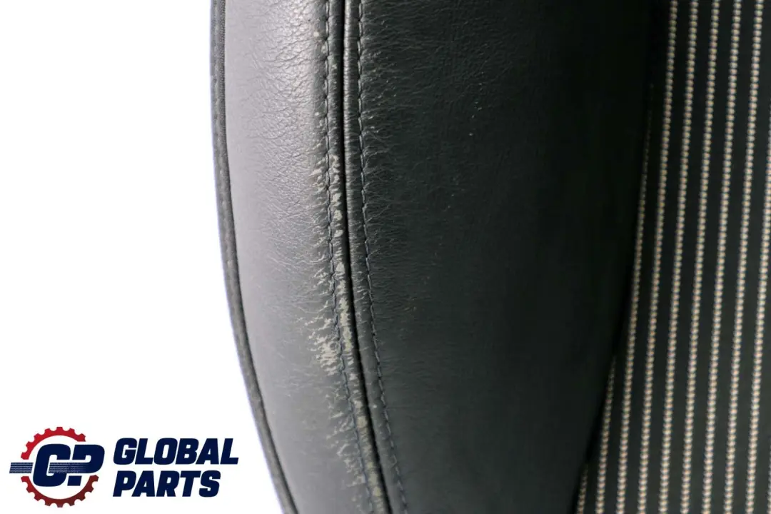 BMW Mini R55 R56 Front Right O/S Sport Seat Backrest Half Leather Fabric Black - SKU 2753492 - Part number 2753492