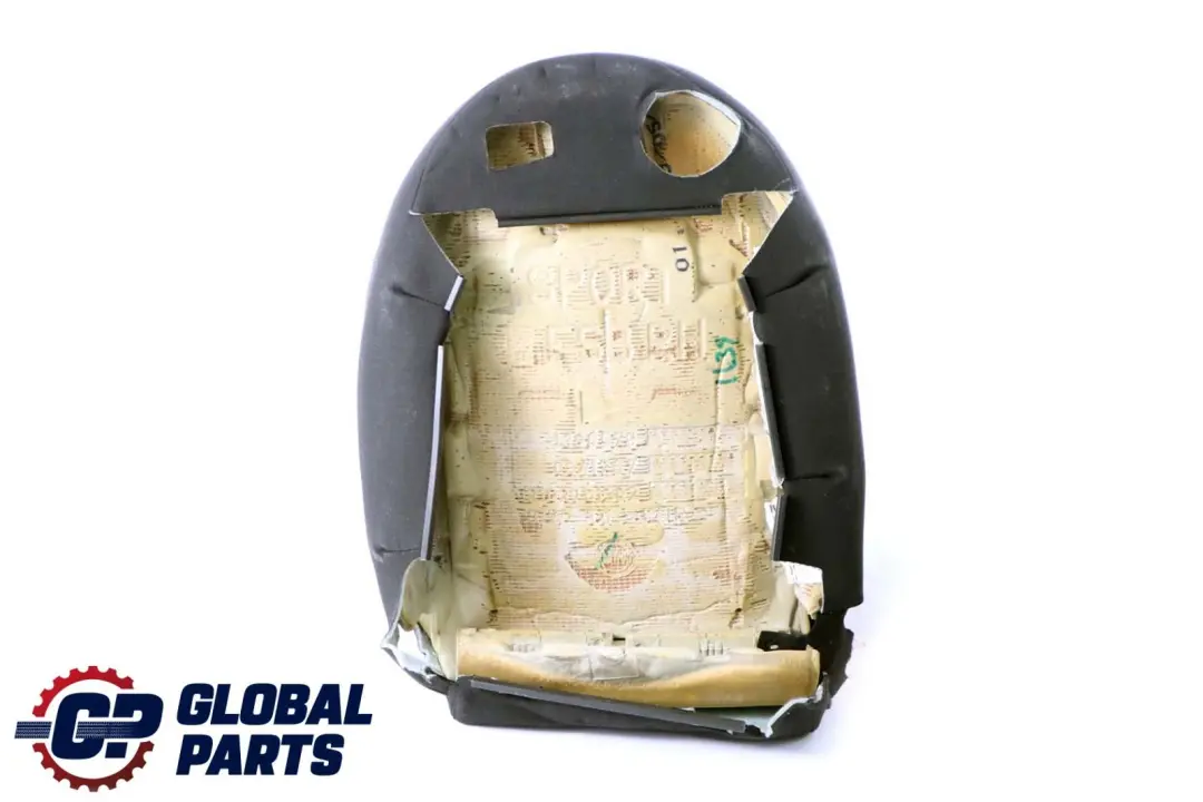 BMW Mini R55 R56 Front Right O/S Sport Seat Backrest Half Leather Fabric Black - SKU 2753492 - Part number 2753492