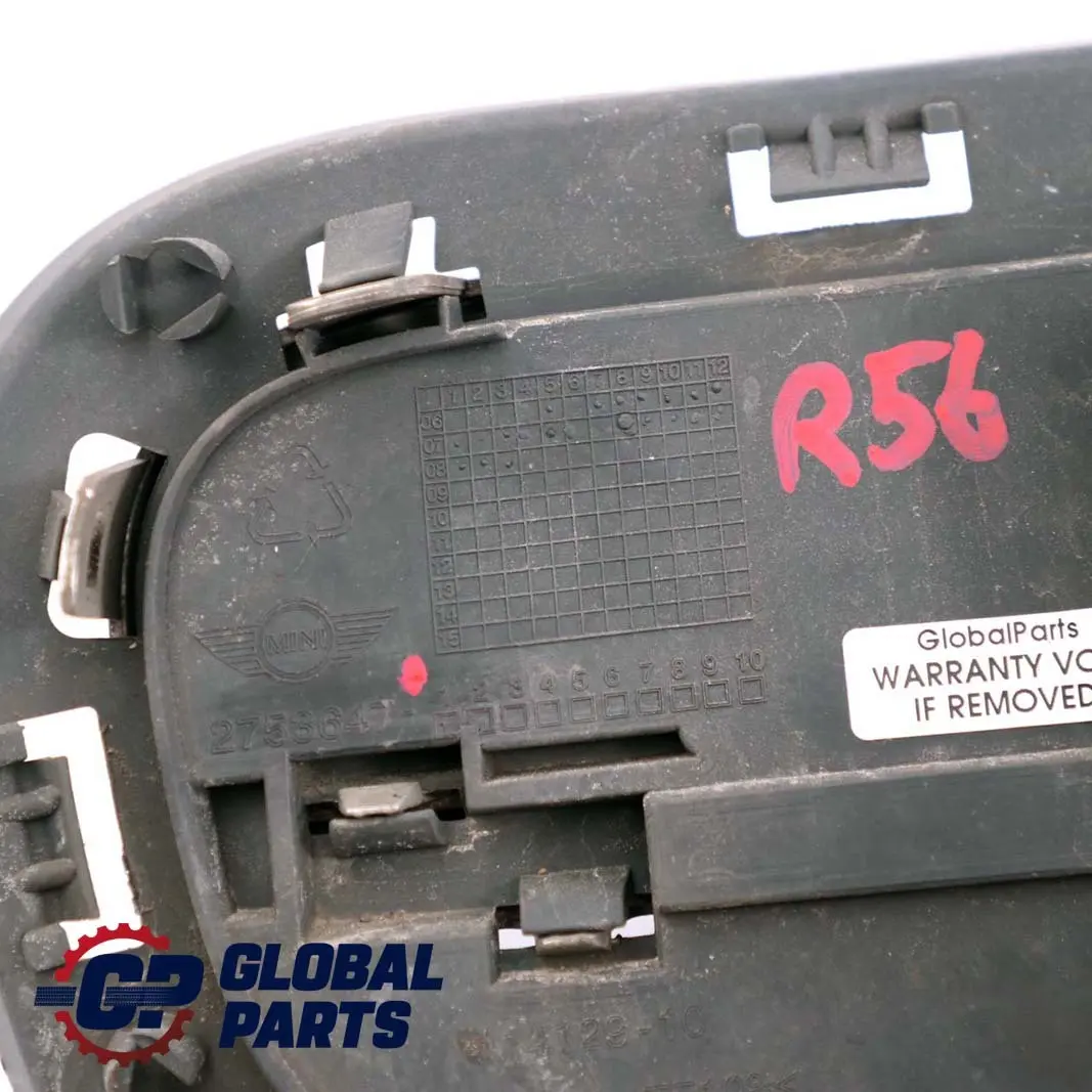 Griglia Paraurti Anteriore Mini R55 R56 R57 Griglia Cromata Inferiore per con numero di parte 2753647 Griglia Paraurti Anteriore Mini R55 R56 R57 Griglia Cromata Inferiore - SKU 2753647 - Numero di parte 2753647