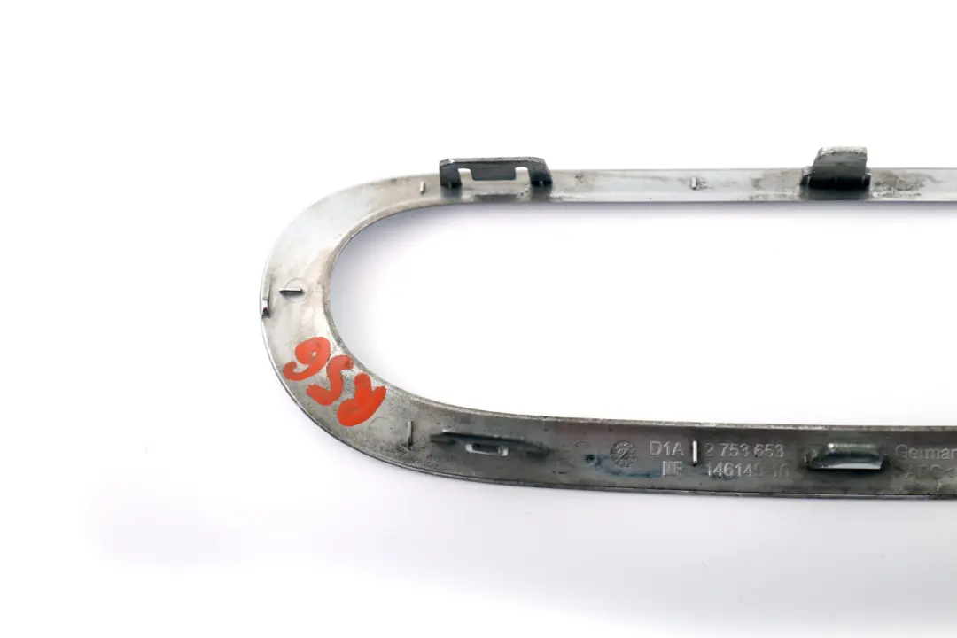 Mini Cooper R56 R57 LCI Trim Ring Chrome Rear Bumper - SKU 2753653 - Part number 2753653