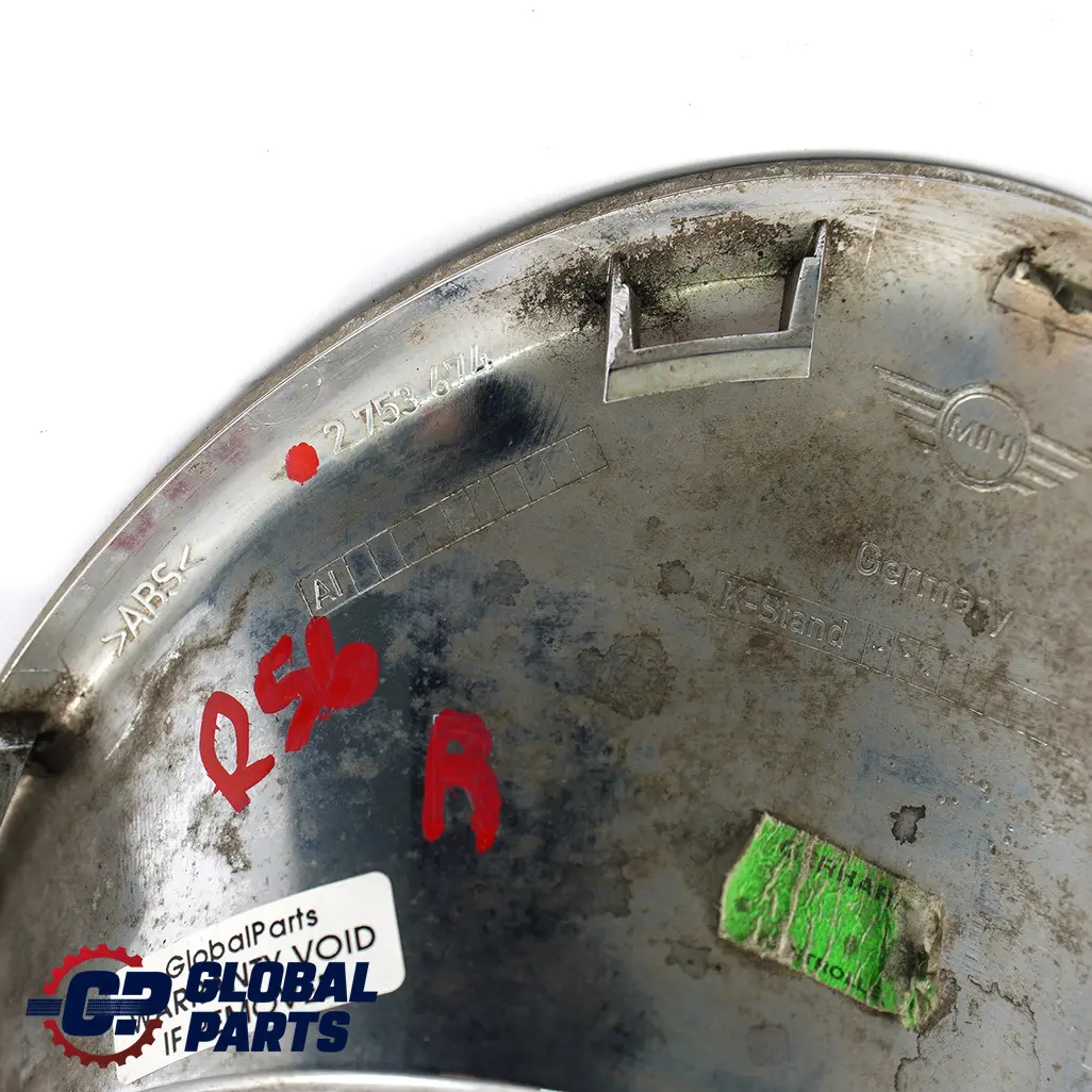 Anillo Embellecedor Faro Antiniebla Derecho Cromo para Mini D R55 R56 Diesel con número de pieza 2753674 Mini D R55 R56 Diesel Anillo Embellecedor Faro Antiniebla Derecho Cromo - SKU 2753674 - Número de pieza 2753674