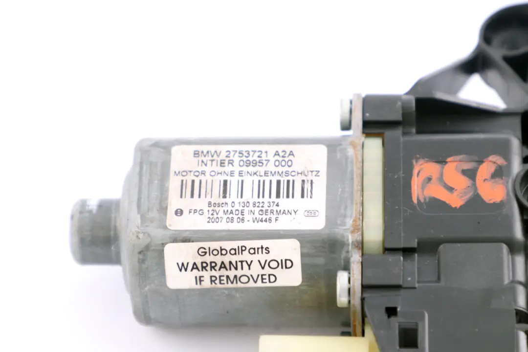 Left Electric Window Lifter Motor Door Mini Cooper One R55 R56 - SKU 2753721 - Part number 2753721