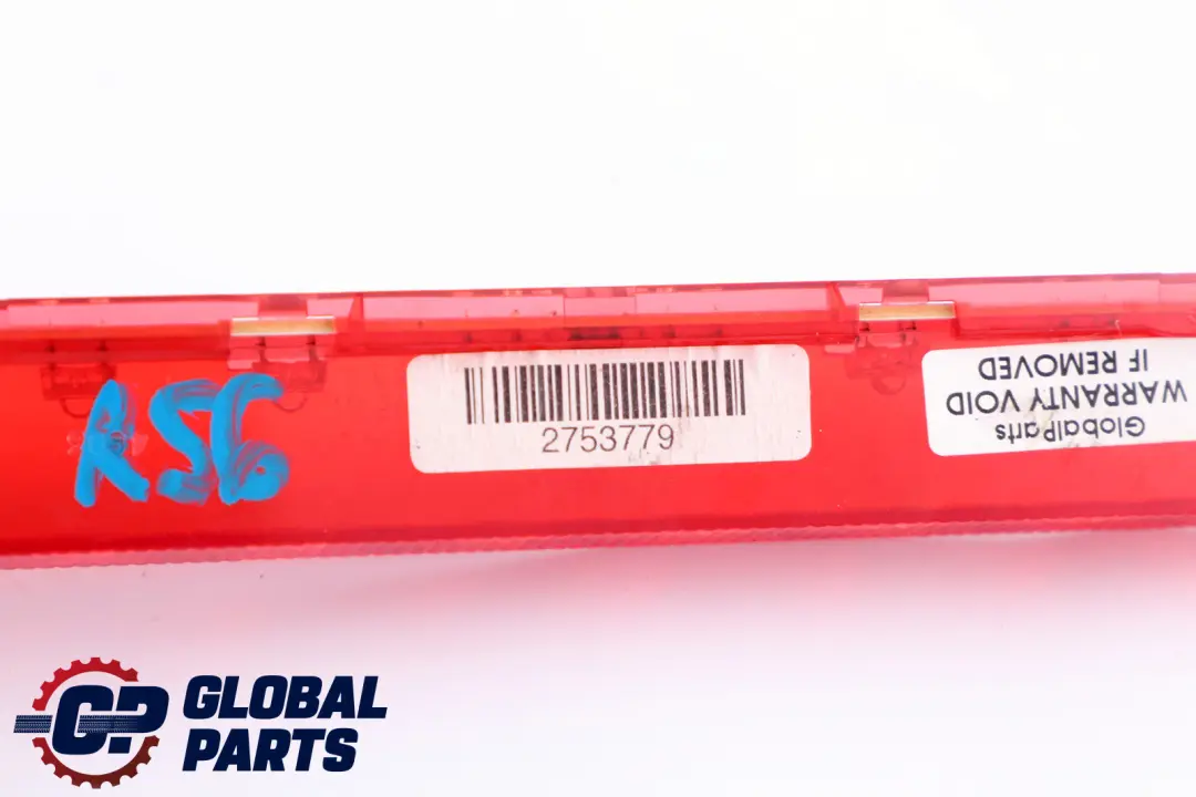 Tercera Luz De Freno Trasera Luz De Freno Roja para Mini R56 con número de pieza 2753779 Mini R56 Tercera Luz De Freno Trasera Luz De Freno Roja - SKU 2753779 - Número de pieza 2753779