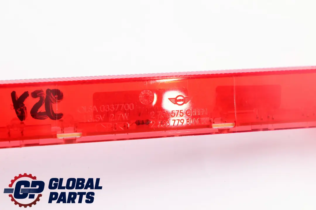 Terza Luce Di Arresto Posteriore Luce Illuminazione Rosso per Mini R56 con numero di parte 2753779 Mini R56 Terza Luce Di Arresto Posteriore Luce Illuminazione Rosso - SKU 2753779 - Numero di parte 2753779