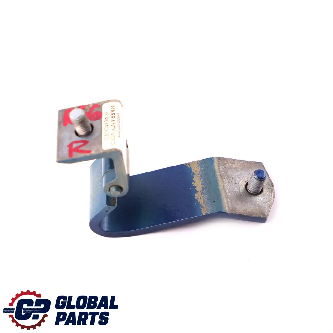 Right Boot Trunk Tailgate Hinge O/S Lightning-Blue Metallic - A63 to Mini R56 with Part number 2754280 Mini R56 Right Boot Trunk Tailgate Hinge O/S Lightning-Blue Metallic - A63 - SKU 2754280-LB - Part number 2754280
