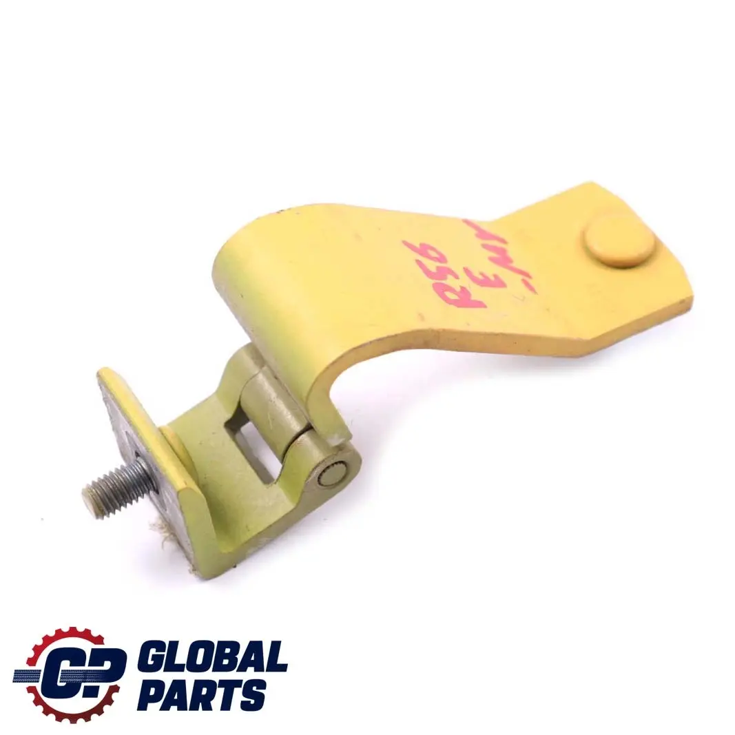 Right Boot Trunk Tailgate Hinge O/S Mellow Yellow to BMW Mini Cooper R56 with Part number 2754280 BMW Mini Cooper R56 Right Boot Trunk Tailgate Hinge O/S Mellow Yellow - SKU 2754280-MY - Part number 2754280