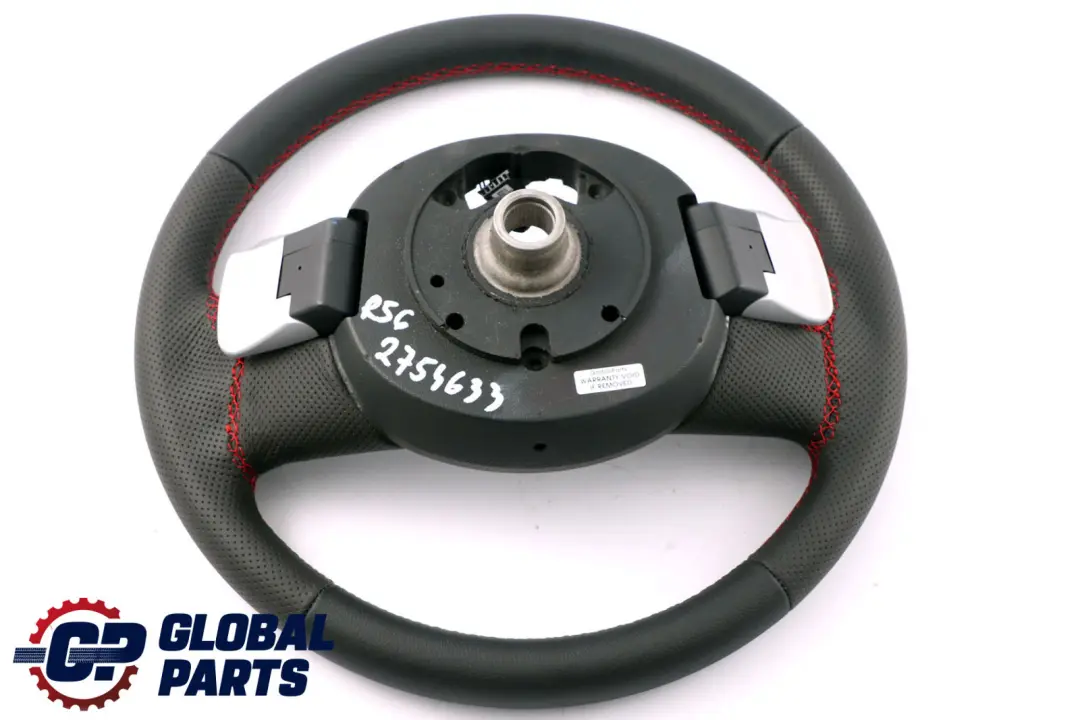 Leather Sport Look Steering Wheel Paddle Shift to Mini Cooper R56 NEW Black with Part number 2754633 Mini Cooper R56 NEW Black Leather Sport Look Steering Wheel Paddle Shift - SKU 2754633 - Part number 2754633