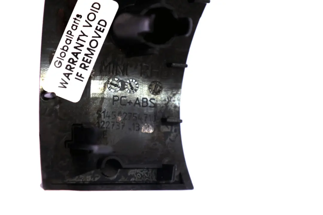 Mini Cooper R55 R56 R57 LCI Covering instrumen top panel left 5145 - SKU 2754710 - Part number 51452754710