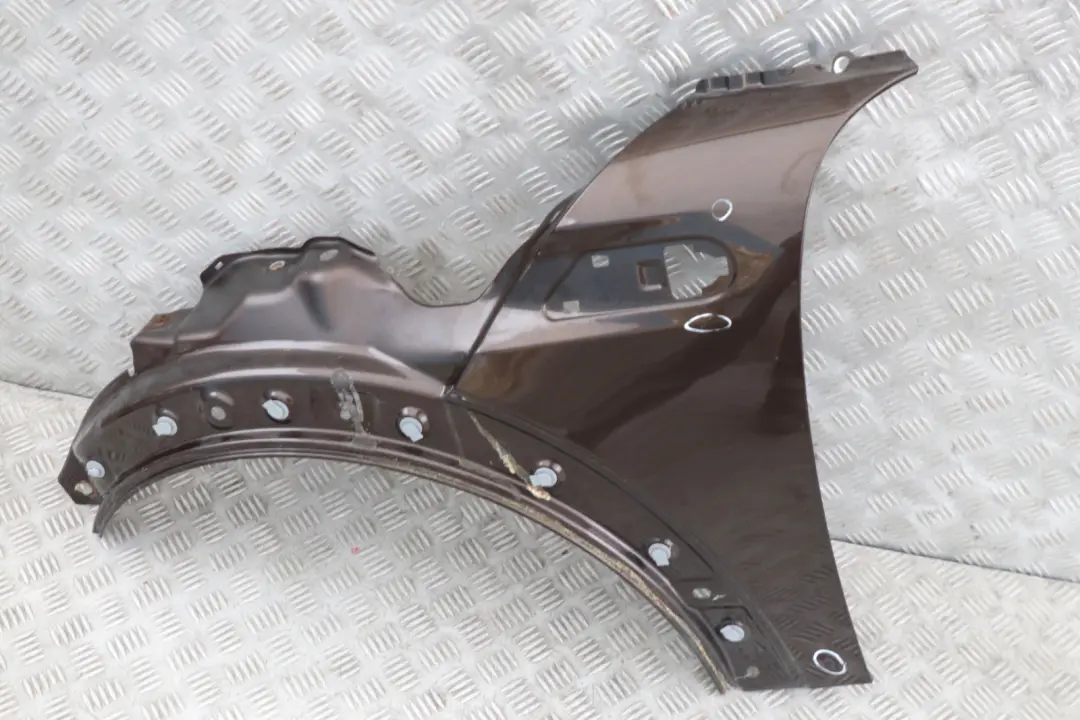 Side Panel Front Left Wing N/S Hot Chocolate Metallic to BMW Mini Cooper R55 R56 with Part number 2754725 BMW Mini Cooper R55 R56 Side Panel Front Left Wing N/S Hot Chocolate Metallic - SKU 2754725-CHOCO - Part number 2754725