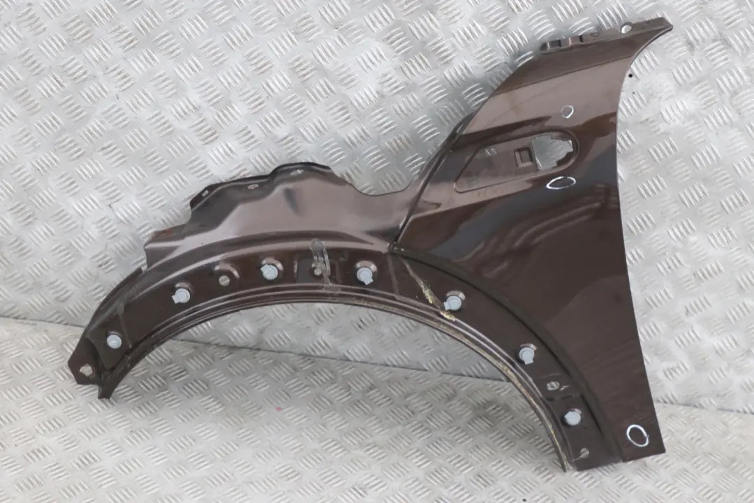 Side Panel Front Left Wing N/S Hot Chocolate Metallic to BMW Mini Cooper R55 R56 with Part number 2754725 BMW Mini Cooper R55 R56 Side Panel Front Left Wing N/S Hot Chocolate Metallic - SKU 2754725-CHOCO - Part number 2754725