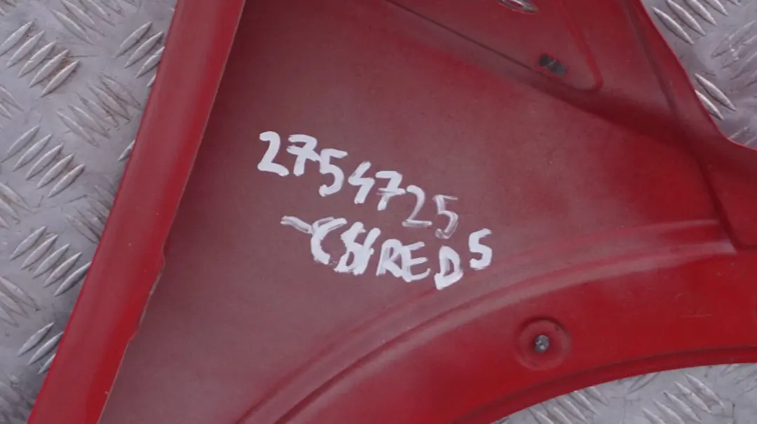 Mini R55 R56 R57 R58 R59 LCI Panneau Laterale Avant a Gauche Aile Chili Red - SKU 2754725-CHRED5 - Numéro de pièce 2754725