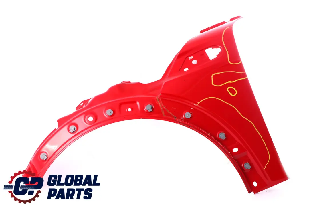 Seitenwand vorne links Kotflügel Chili Red 851 für BMW MINI R55 R56 R57 R58 R59 LCI mit Teilenummer 2754725 BMW MINI R55 R56 R57 R58 R59 LCI Seitenwand vorne links Kotflügel Chili Red 851 - SKU 2754725-CHRED6 - Teilenummer 2754725