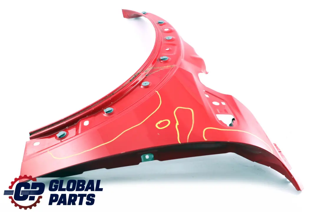 Side Panel Front Left Wing N/S Chili Red 851 to BMW MINI Cooper 6 R55 R56 R57 R58 with Part number 2754725 BMW MINI Cooper 6 R55 R56 R57 R58 Side Panel Front Left Wing N/S Chili Red 851 - SKU 2754725-CHRED6 - Part number 2754725