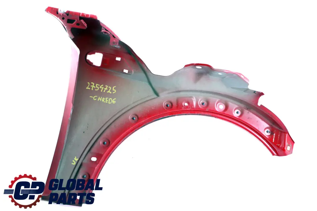 BMW MINI R55 R56 R57 R58 R59 LCI Seitenwand vorne links Kotflügel Chili Red 851 - SKU 2754725-CHRED6 - Teilenummer 2754725