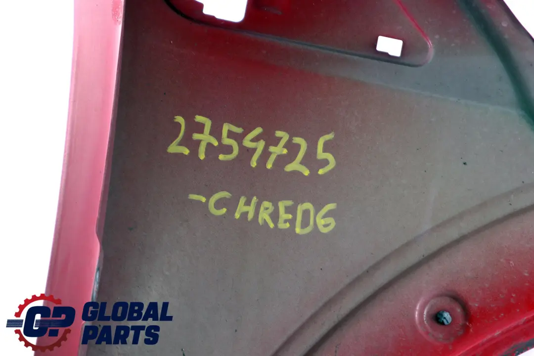 BMW MINI R55 R56 R57 R58 R59 LCI Seitenwand vorne links Kotflügel Chili Red 851 - SKU 2754725-CHRED6 - Teilenummer 2754725