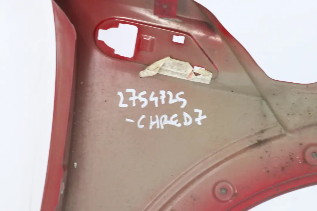 Side Panel Front Left Wing N/S Chili Red 851 to BMW MINI Cooper 7 R55 R56 R57 R58 with Part number 2754725 BMW MINI Cooper 7 R55 R56 R57 R58 Side Panel Front Left Wing N/S Chili Red 851 - SKU 2754725-CHRED7 - Part number 2754725
