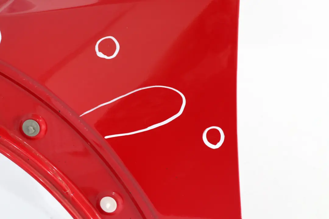 Side Panel Front Left Wing N/S Chili Red 851 to BMW MINI Cooper 7 R55 R56 R57 R58 with Part number 2754725 BMW MINI Cooper 7 R55 R56 R57 R58 Side Panel Front Left Wing N/S Chili Red 851 - SKU 2754725-CHRED7 - Part number 2754725