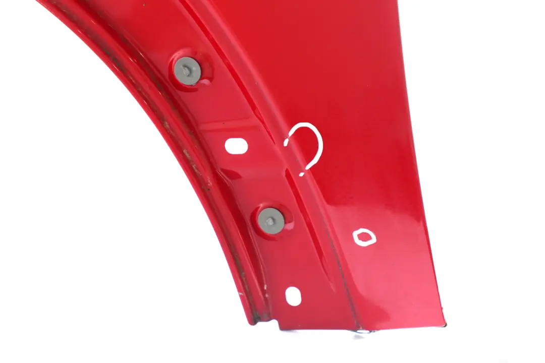 Side Panel Front Left Wing N/S Chili Red 851 to BMW MINI Cooper 9 R55 R56 R57 R58 with Part number 2754725 BMW MINI Cooper 9 R55 R56 R57 R58 Side Panel Front Left Wing N/S Chili Red 851 - SKU 2754725-CHRED9 - Part number 2754725
