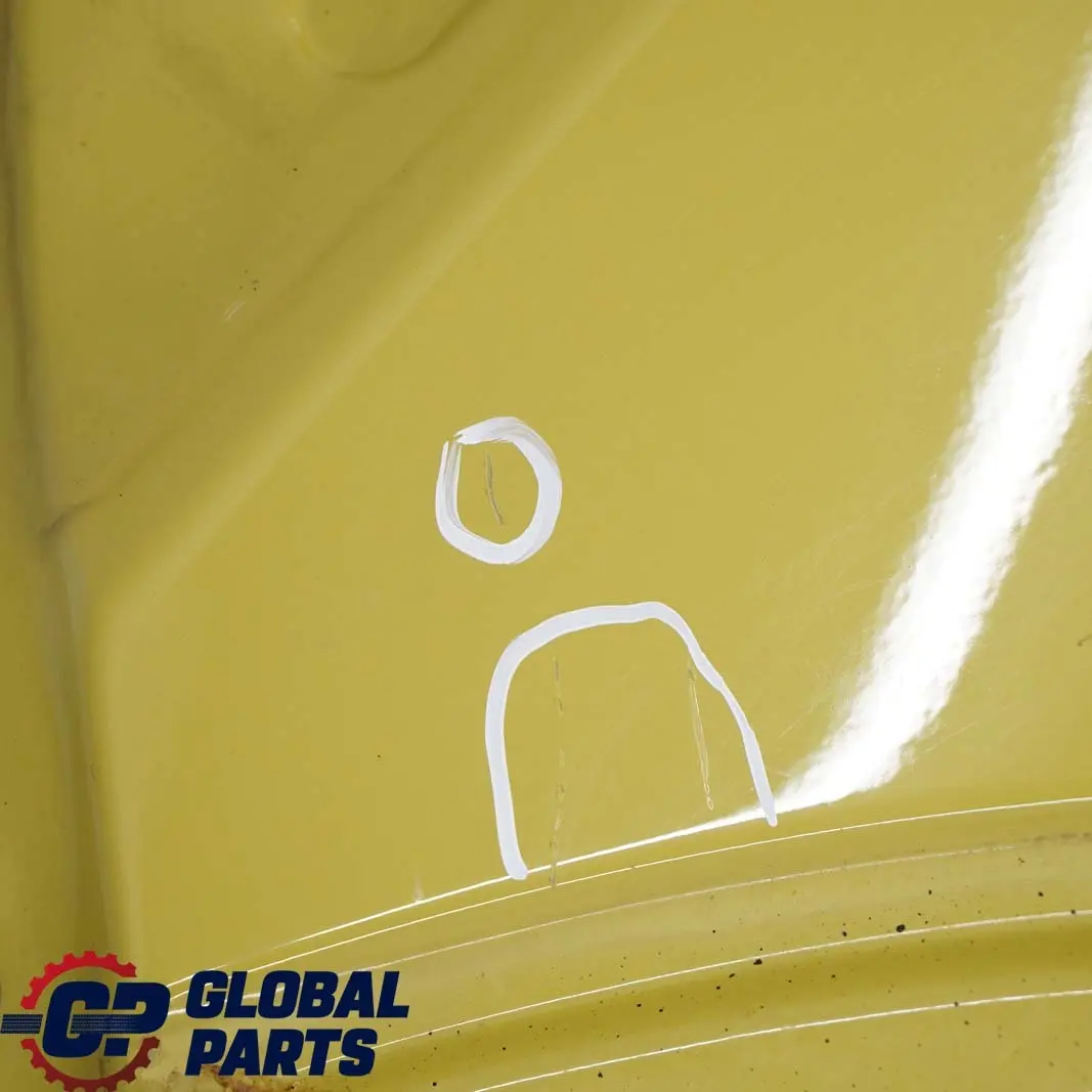 Side Panel Front Left Wing N/S Interchange Yellow - A95 to Mini Cooper R55 R56 R57 with Part number 2754725 Mini Cooper R55 R56 R57 Side Panel Front Left Wing N/S Interchange Yellow - A95 - SKU 2754725-INTER - Part number 2754725
