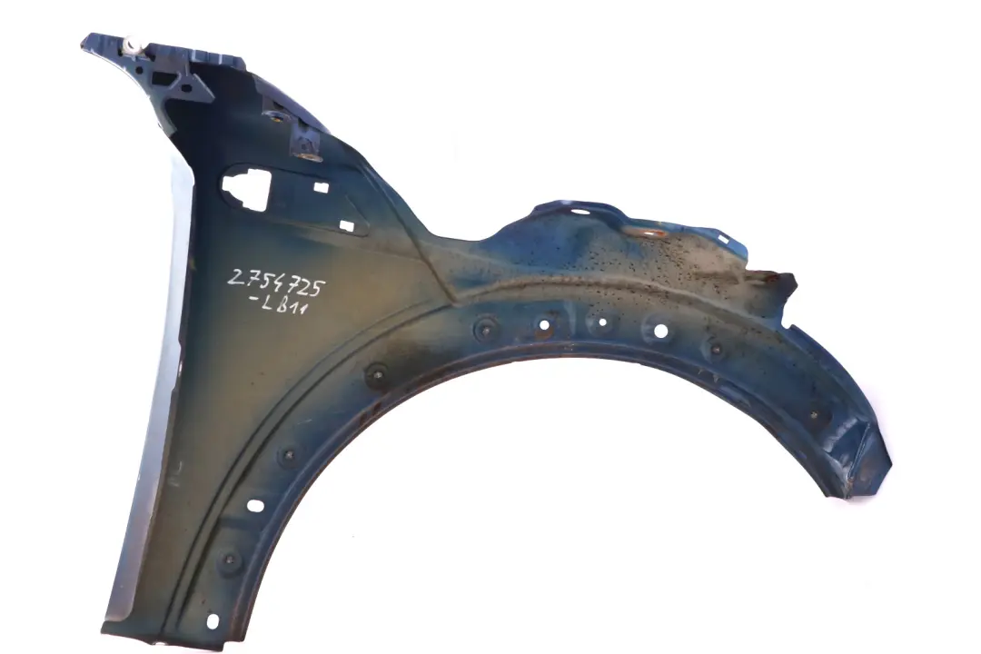 Pannello Laterale Ant. SX Parafango Fulmine Blu per Mini R55 R56 R57 R58 R59 11 con numero di parte 2754725 Mini R55 R56 R57 R58 R59 11 Pannello Laterale Ant. SX Parafango Fulmine Blu - SKU 2754725-LB11 - Numero di parte 2754725