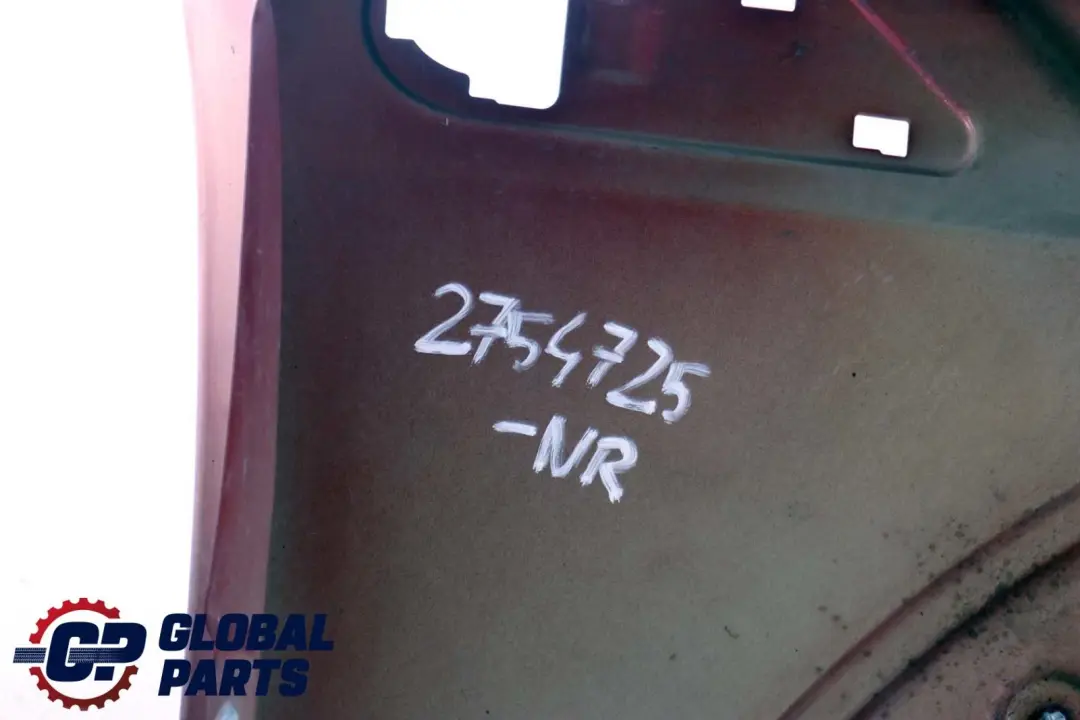 Side Panel Front Left Wing N/S Nightfire Red to BMW MINI Cooper R55 R56 R57 R58 with Part number 2754725 BMW MINI Cooper R55 R56 R57 R58 Side Panel Front Left Wing N/S Nightfire Red - SKU 2754725-NR - Part number 2754725