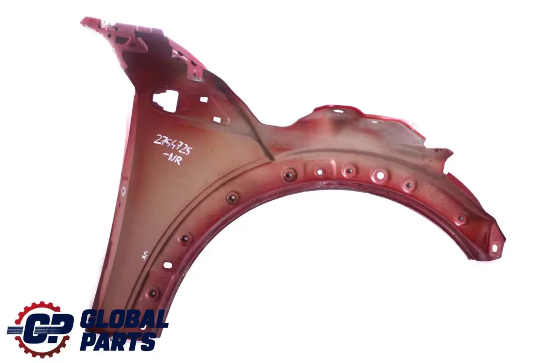 Side Panel Front Left Wing N/S Nightfire Red to BMW MINI Cooper R55 R56 R57 R58 with Part number 2754725 BMW MINI Cooper R55 R56 R57 R58 Side Panel Front Left Wing N/S Nightfire Red - SKU 2754725-NR - Part number 2754725
