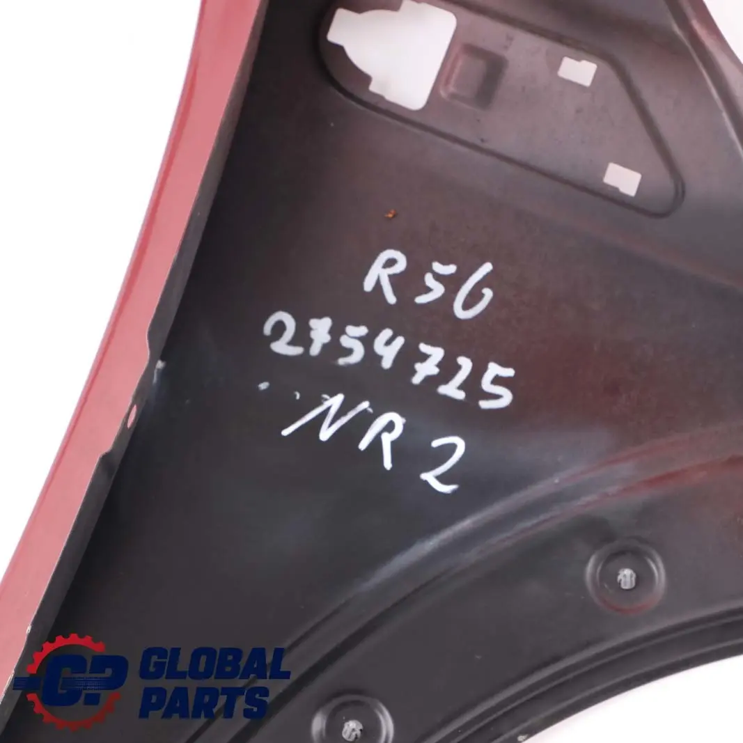 MINI Cooper One R55 R56 R57 R58 Side Panel Front Left Wing N/S Nightfire Red - SKU 2754725-NR2 - Part number 2754725