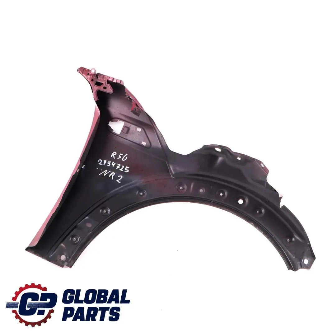 Seitenwand vorne links Kotflügel Nightfire Red für MINI Cooper One R55 R56 R57 R58 mit Teilenummer 2754725 MINI Cooper One R55 R56 R57 R58 Seitenwand vorne links Kotflügel Nightfire Red - SKU 2754725-NR2 - Teilenummer 2754725