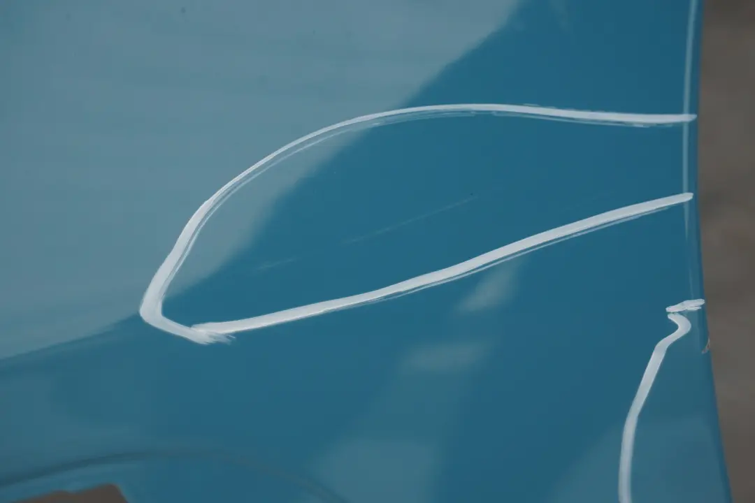 BMW MINI Cooper 2 R55 R56 R57 R58 Side Panel Front Left Wing N/S Oxygen Blue A74 - SKU 2754725-OXB2 - Part number 2754725