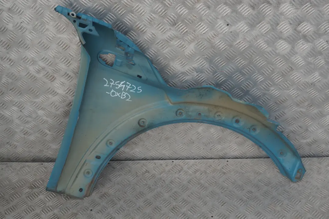 Side Panel Front Left Wing N/S Oxygen Blue A74 to BMW MINI Cooper 2 R55 R56 R57 R58 with Part number 2754725 BMW MINI Cooper 2 R55 R56 R57 R58 Side Panel Front Left Wing N/S Oxygen Blue A74 - SKU 2754725-OXB2 - Part number 2754725