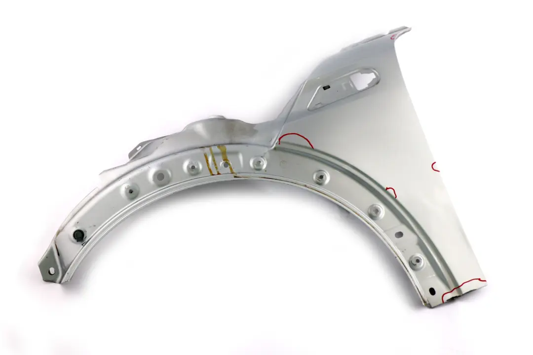Side Panel Front Left Wing N/S Pure Silver to BMW MINI Cooper 1 R55 R56 R57 R58 with Part number 2754725 BMW MINI Cooper 1 R55 R56 R57 R58 Side Panel Front Left Wing N/S Pure Silver - SKU 2754725-PS1 - Part number 2754725