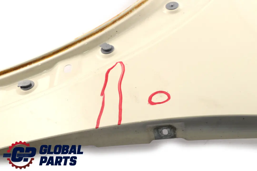 Side Panel Front Left Wing N/S Pepper White to BMW Mini Cooper 1 R55 R56 R57 R58 with Part number 2754725 BMW Mini Cooper 1 R55 R56 R57 R58 Side Panel Front Left Wing N/S Pepper White - SKU 2754725-PW1 - Part number 2754725