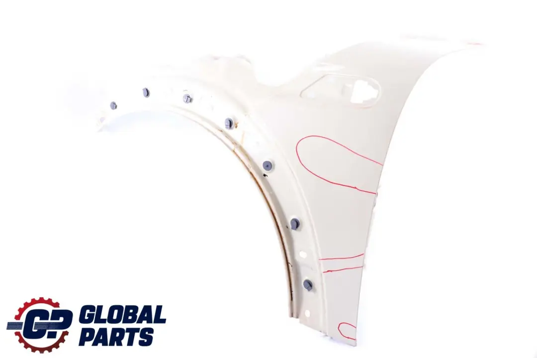 BMW MINI 5 R55 R56 R57 R58 Seitenwand vorne links Kotflügel Pepper White Weiss - SKU 2754725-PW5 - Teilenummer 2754725