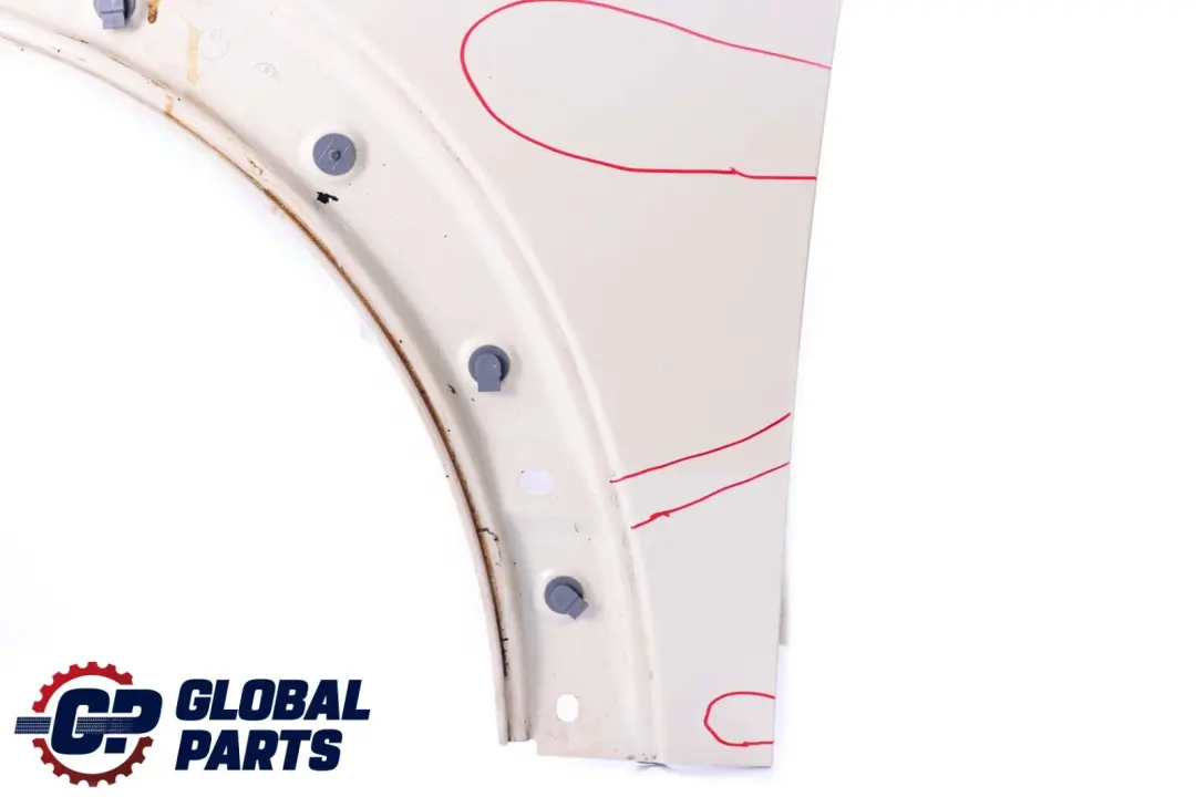 BMW MINI 5 R55 R56 R57 R58 Seitenwand vorne links Kotflügel Pepper White Weiss - SKU 2754725-PW5 - Teilenummer 2754725